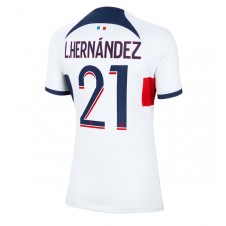 Paris Saint-Germain Lucas Hernandez #21 Bortatröja Dam 2023-24 Korta ärmar